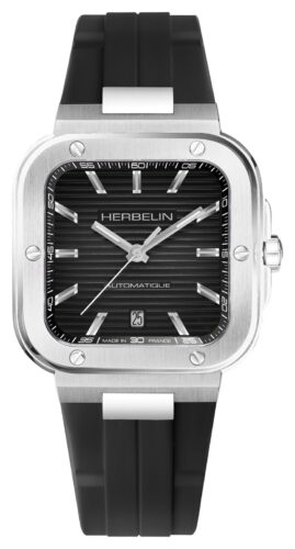 Herbelin 1646A14CA Cap Camarat Square Automatic (39mm) Black Watch