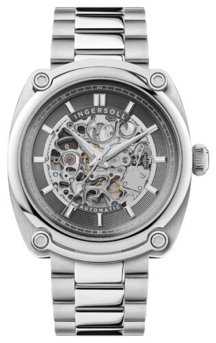 Ingersoll I13304 THE MICHIGAN Automatic (45mm) Grey Skeleton Watch