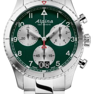 Alpina AL-372GRS4S26B Startimer Pilot Quartz Chrono Big Date Watch