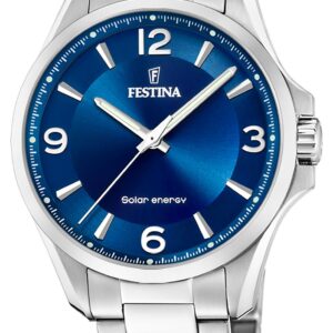 Festina F20656/2 Men's Solar Energy (41.5mm) Blue Dial / Watch