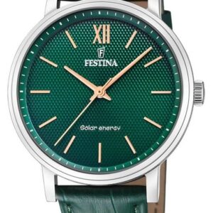 Festina F20660/5 Men's Solar Energy (41mm) Green Dial / Watch