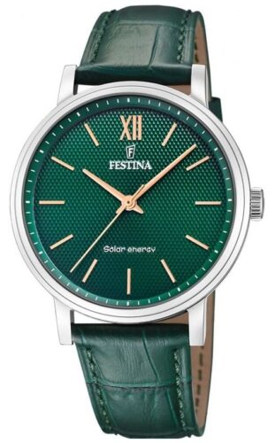 Festina F20660/5 Men's Solar Energy (41mm) Green Dial / Watch