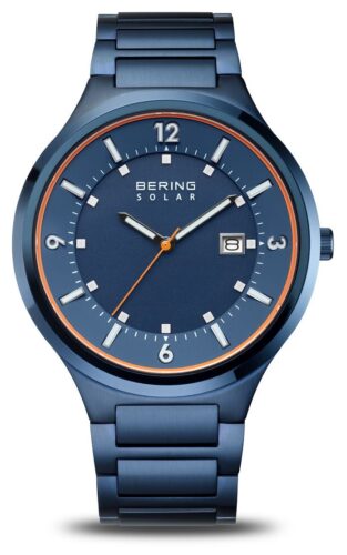 Bering 14442-797 Solar Men's (42mm) Blue Dial / Blue Watch