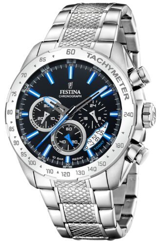 Festina F20668/6 Men's Chronograph (44.5mm) Black Dial / Watch