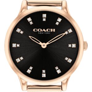 Coach 14504217 Women's Chelsea (32mm) Black Dial / Rose Gold Watch