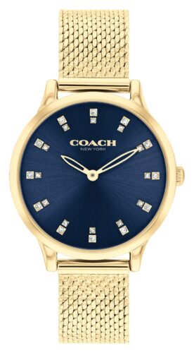 Coach 14504218 Women's Chelsea (32mm) Blue Dial / Gold Watch