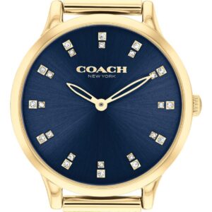 Coach 14504218 Women's Chelsea (32mm) Blue Dial / Gold Watch