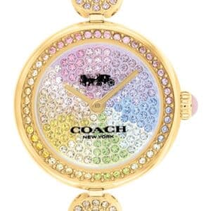 Coach 14504220 Gracie (23mm) Rainbow Crystal Dial / Gold- Watch