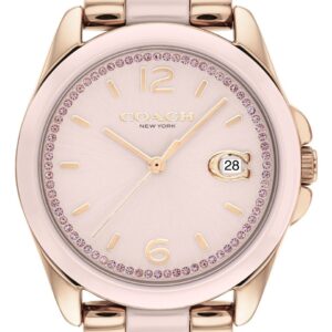 Coach 14504188 Women's Greyson (36mm) Pink Dial / Rose Gold Watch