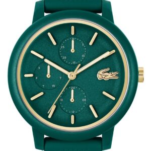 Lacoste 2001329 12.12 (38mm) Green Dial / Green Silicone Watch