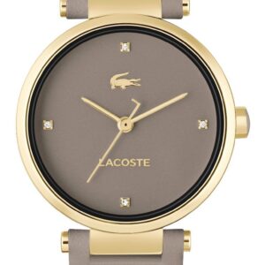 Lacoste 2001334 Orba (30mm) Beige Dial / Beige Leather Strap Watch