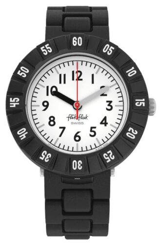 Flik Flak FCSP123 GAMELAND - LEVEL BLACK (36.70mm) White Watch