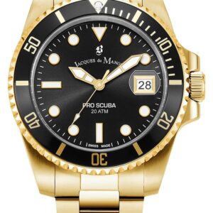 Jacques Du Manoir JWG02803 Pro Scuba (43mm) Black Dial / Watch