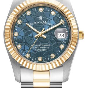 Jacques Du Manoir JWL02603 Inspiration Flower (34mm) Blue Watch