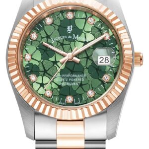 Jacques Du Manoir JWL02604 Inspiration Flower (34mm) Green Watch