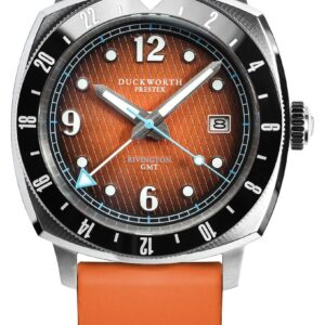 Duckworth Prestex D489-05-OR Rivington GMT (42mm) Orange Fum Watch