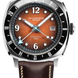 Duckworth Prestex D489-05-C Rivington GMT (42mm) Orange Fum Watch