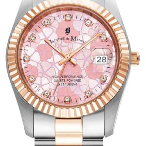 Jacques Du Manoir JWL02606 Inspiration Flower (34mm) Pink Watch