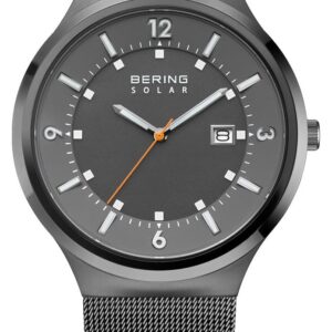 Bering 14442-077 Men's Solar (42mm) Grey Dial / Grey Watch