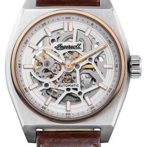 Ingersoll I14302 THE VERT Automatic (43mm) Silver Skeleton Watch