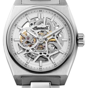 Ingersoll I14303 THE VERT Automatic (43mm) Silver Skeleton Watch