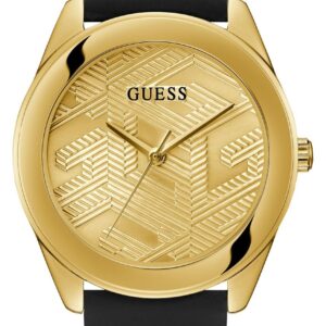 Guess GW0665L1 Women's Cubed (40mm) Gold Dial / Black Watch