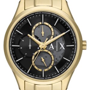 Armani Exchange AX1875 Men's (42mm) Black Dial / Gold-Tone Watch