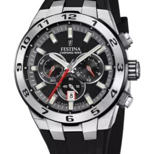 Festina F20671/6 Men's Chrono Bike 2024 (44.5mm) Black Dial Watch