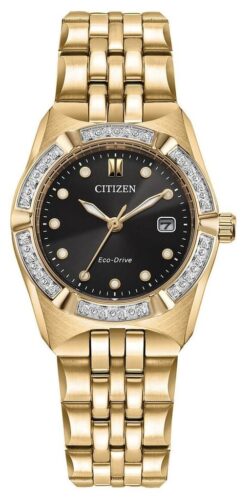 Citizen EW2712-55E Women's Corso Eco-Drive (28mm) Black Dial Watch