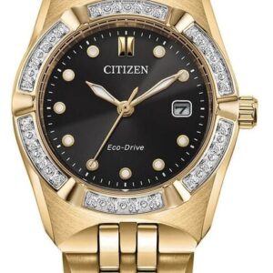 Citizen EW2712-55E Women's Corso Eco-Drive (28mm) Black Dial Watch