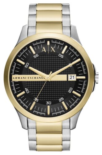 Armani Exchange AX2453 Men's (46mm) Black Dial / Two-Tone Watch