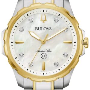 Bulova 98P227 Marine Star Diamond (36mm) Mother-of-Pearl Watch