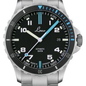 Laco 862133.MB Atlantik Automatic (39mm) Black & Blue Dial Watch