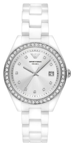 Emporio Armani AR70014 Women's (36mm) Silver Dial / White Watch