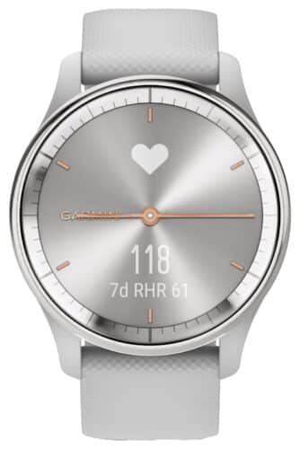 Garmin 010-02665-03 Vivomove Trend Silver Stainless Steel Watch