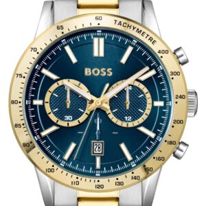 BOSS 1514163 Men's Allure (44mm) Blue Dial / Two-Tone Watch