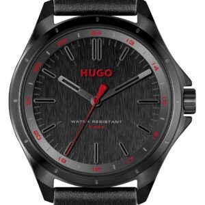 HUGO 1530321 Men's #COMPLETE (42mm) Black Dial / Black Watch