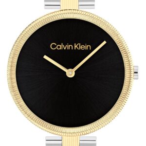 Calvin Klein 25100012 Women's Gleam (32mm) Black Dial / Two- Watch