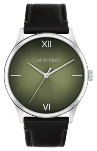 Calvin Klein 25200454 Men's Ascend (43mm) Green Dial / Black Watch