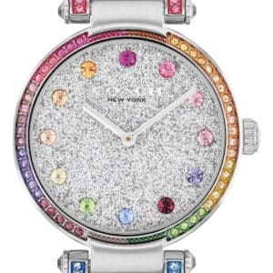 Coach 14504270 Women's Cary (34mm) Silver Glitter Dial / Watch