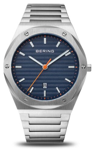 Bering 19742-707 Men's Classic (42mm) Blue Dial / Stainless Watch