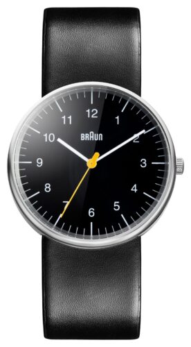 Braun BN0021BKBKG Men's All Black Quartz Black Strap Watch