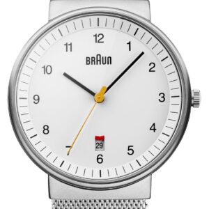 Braun BN0032WHSLMHG Men's Silver White Watch