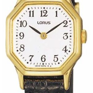 Lorus RPG40BX8 Octagonal Mini (20mm) White Dial / Black Watch