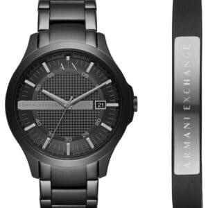 Armani Exchange AX7101 Men's Dress Black Steel Bracelet Watch